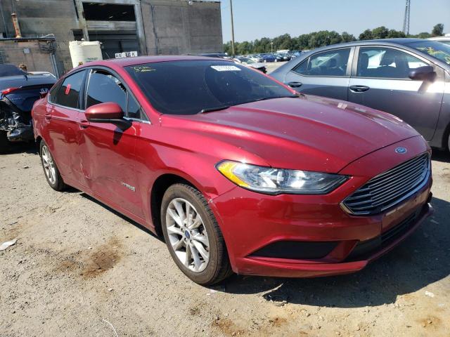 FORD FUSION SE 2017 with VIN 3FA6P0LUXHR161798 - Photo from auction