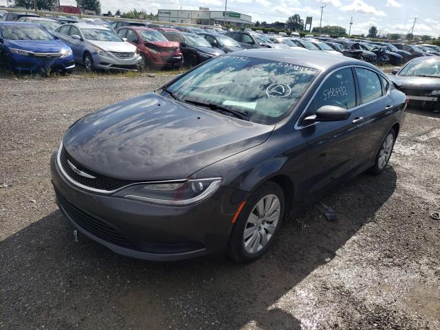 Photo 2 from auction – 2015 CHRYSLER 200 LX with VIN 1C3CCCFB1FN593267
