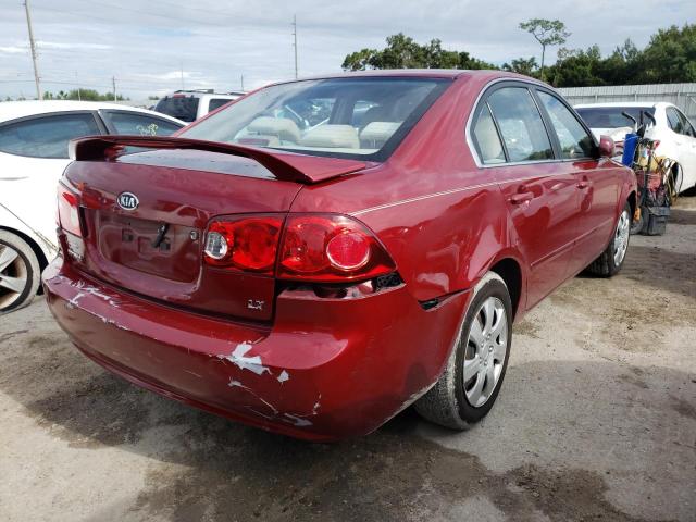 Photo 4 from auction – 2007 KIA OPTIMA LX with VIN KNAGE123X75122341