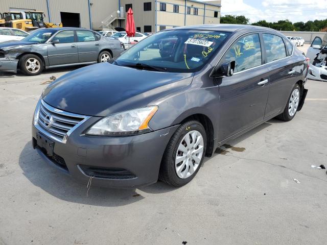 Photo 2 from auction – 2014 NISSAN SENTRA S with VIN 1N4AB7AP7EN852848
