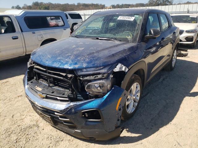 Photo 2 from auction – 2021 CHEVROLET TRAILBLAZE with VIN KL79MMS29MB145949