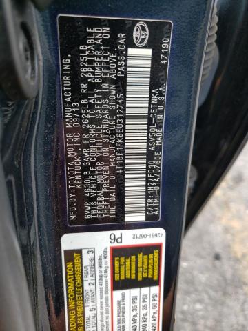 Photo 10 from auction – 2014 TOYOTA CAMRY L with VIN 4T1BF1FK6EU312745