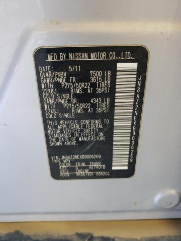 Photo 10 from auction – 2011 INFINITI QX56 with VIN JN8AZ2NEXB9006269