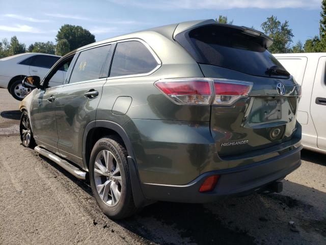 Photo 3 from auction – 2015 TOYOTA HIGHLANDER with VIN 5TDBKRFH8FS132787