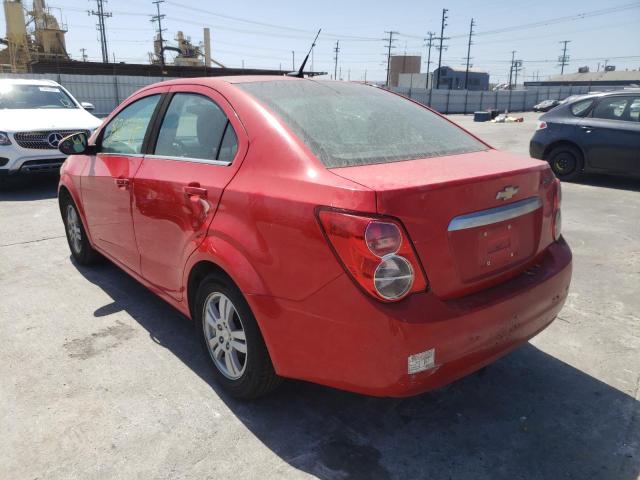 Photo 3 from auction – 2014 CHEVROLET SONIC LT with VIN 1G1JC5SH5E4200473