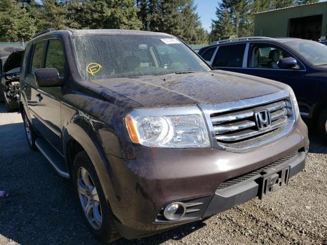 HONDA PILOT EXL 2014 with VIN 5FNYF4H56EB039225 - Photo from auction