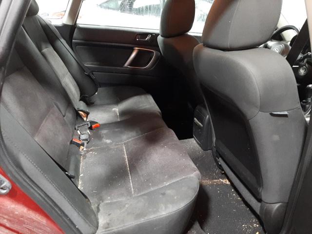 Photo 6 from auction – 2009 SUBARU LEGACY 2.5 with VIN 4S3BL616896228621