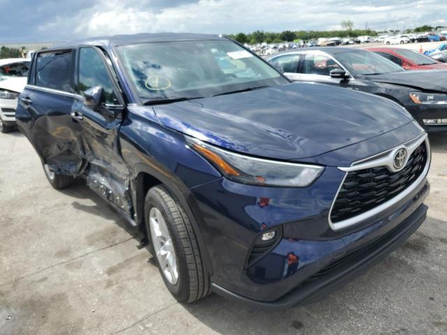 TOYOTA HIGHLANDER 2022 with VIN 5TDZZRAH3NS545152 - Photo from auction
