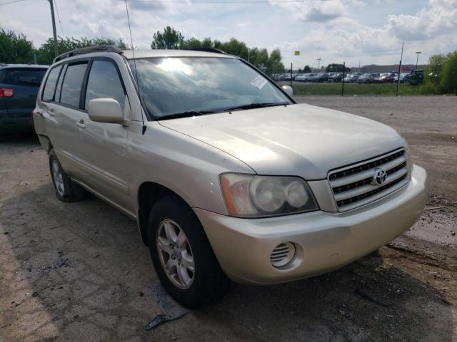TOYOTA HIGHLANDER 2001 with VIN JTEHF21A310037495 - Photo from auction