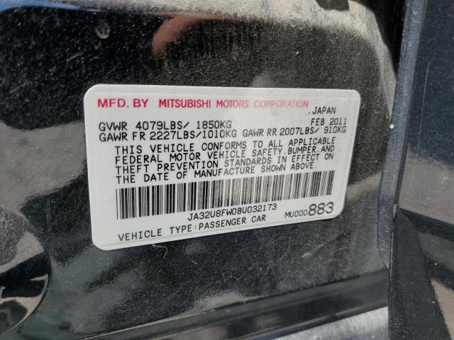 Photo 10 from auction – 2011 MITSUBISHI LANCER GTS with VIN JA32U8FW0BU032173