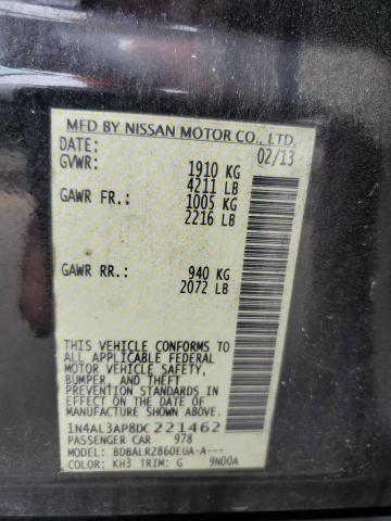 Photo 10 from auction – 2013 NISSAN ALTIMA 2.5 with VIN 1N4AL3AP8DC221462
