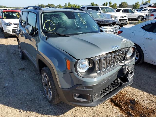 JEEP RENEGADE L 2017 with VIN ZACCJBBB3HPF55857 - Photo from auction