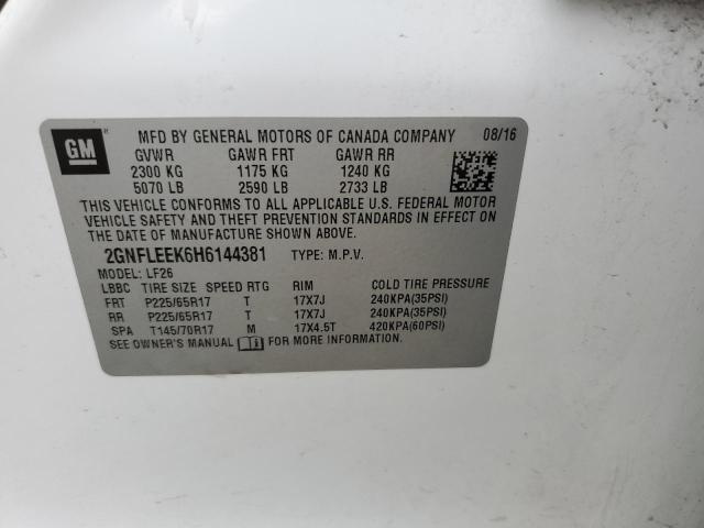 Photo 10 from auction – 2017 CHEVROLET EQUINOX LS with VIN 2GNFLEEK6H6144381