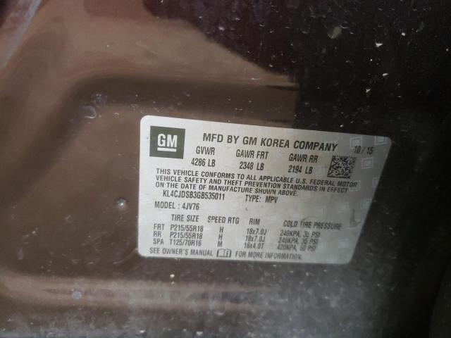 Photo 10 from auction – 2016 BUICK ENCORE PRE with VIN KL4CJDSB3GB535011
