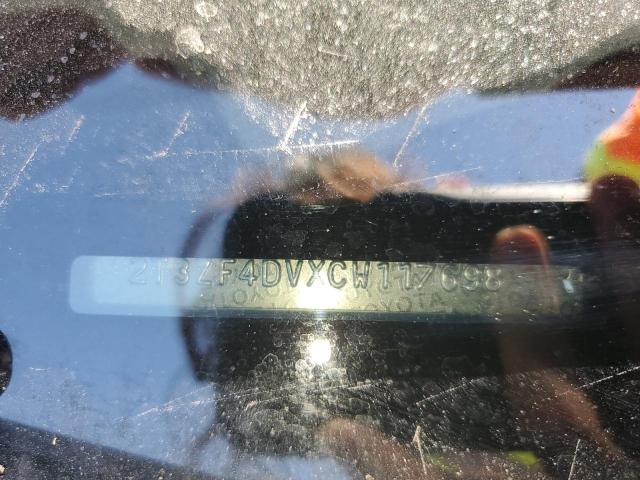 Photo 10 from auction – 2012 TOYOTA RAV4 with VIN 2T3ZF4DVXCW117698