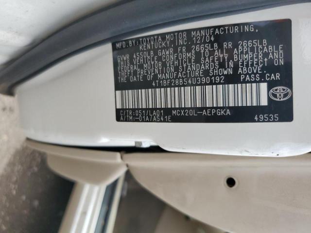 Photo 10 from auction – 2004 TOYOTA AVALON XL with VIN 4T1BF28B54U390192