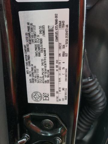 Foto 10 de la subasta – 2015 FORD F150 SUPER con VIN 1FTEW1E87FFC42461