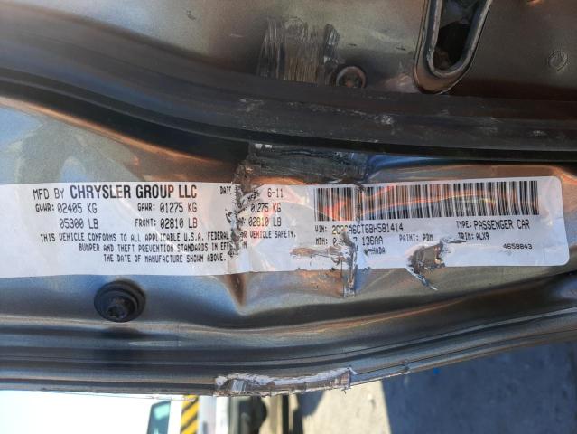 Photo 10 from auction – 2011 CHRYSLER 300C with VIN 2C3CA6CT6BH581414