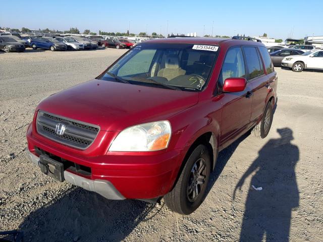 Photo 2 from auction – 2004 HONDA PILOT EX with VIN 2HKYF184X4H518124