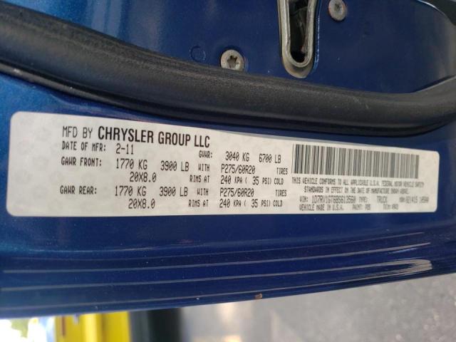 Photo 10 from auction – 2011 DODGE RAM 1500 with VIN 1D7RV1GT6BS613560