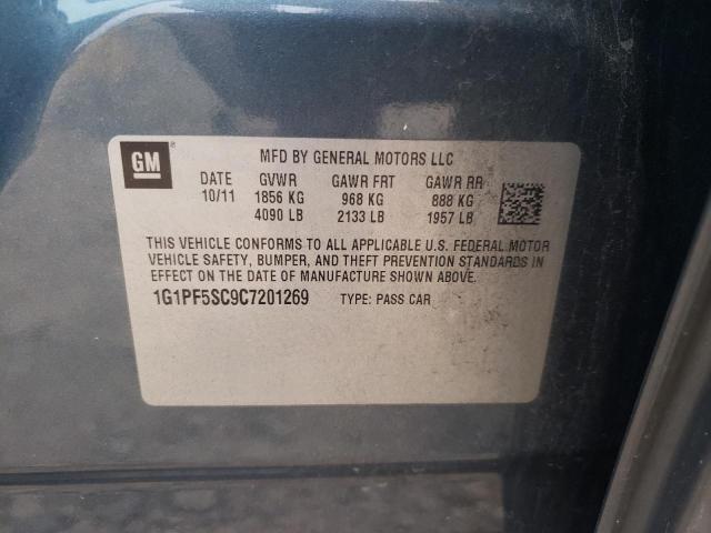 Photo 10 from auction – 2012 CHEVROLET CRUZE LT with VIN 1G1PF5SC9C7201269