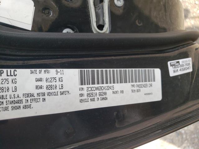 Photo 10 from auction – 2012 CHRYSLER 300 with VIN 2C3CCAAG9CH122415