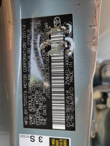 Photo 10 from auction – 2014 TOYOTA PRIUS V with VIN JTDZN3EU0EJ010602