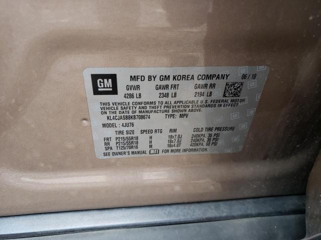Photo 10 from auction – 2019 BUICK ENCORE PRE with VIN KL4CJASB8KB708674