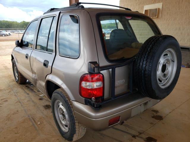 Photo 3 from auction – 2001 KIA SPORTAGE with VIN KNDJB723015015505