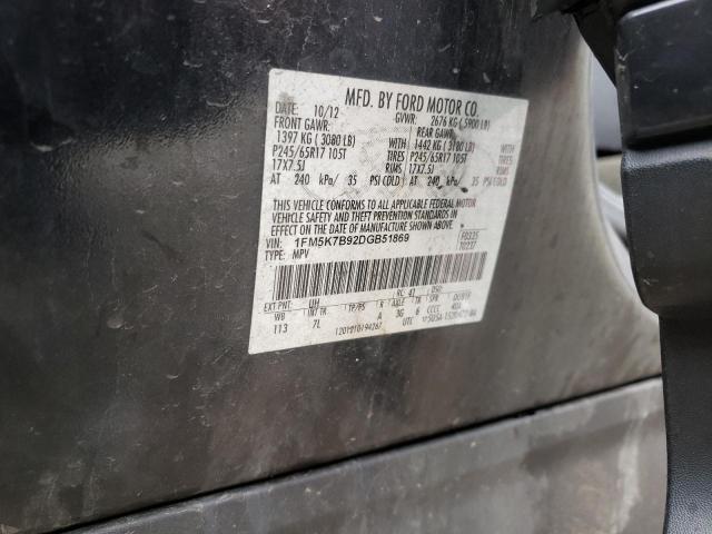 Photo 10 from auction – 2013 FORD EXPLORER with VIN 1FM5K7B92DGB51869