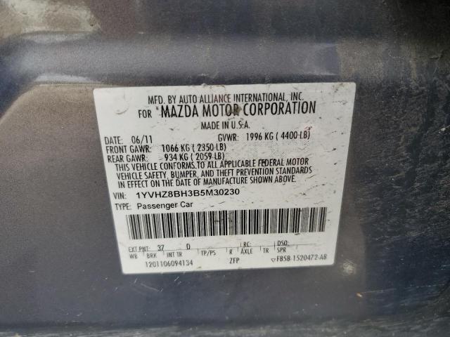 Photo 10 from auction – 2011 MAZDA 6 I with VIN 1YVHZ8BH3B5M30230