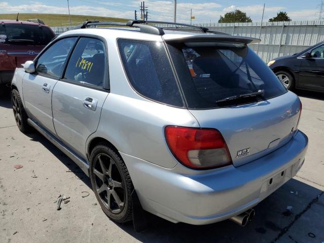 Photo 3 from auction – 2002 SUBARU IMPREZA WR with VIN JF1GG29692G830389