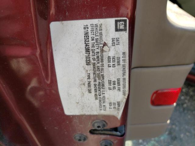 Photo 10 from auction – 2003 CHEVROLET MALIBU LS with VIN 1G1NE52J43M710339
