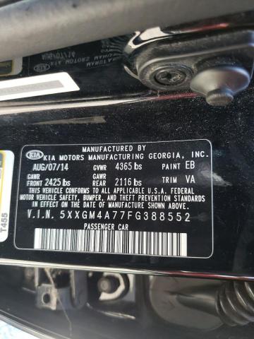Photo 10 from auction – 2015 KIA OPTIMA LX with VIN 5XXGM4A77FG388552