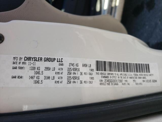 Photo 10 from auction – 2012 DODGE GRAND CARA with VIN 2C4RDGDG9CR172887
