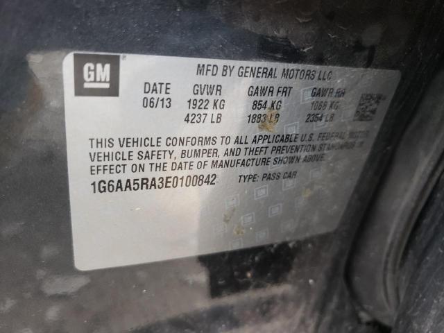 Photo 10 from auction – 2014 CADILLAC ATS with VIN 1G6AA5RA3E0100842