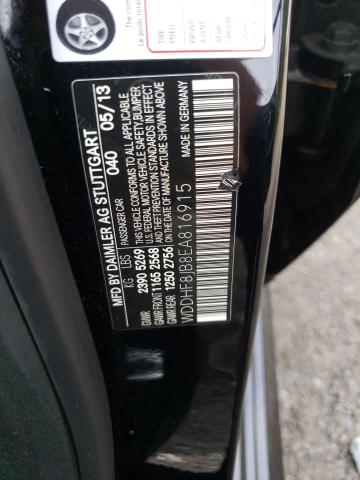 Photo 10 from auction – 2014 MERCEDES-BENZ E 350 4MAT with VIN WDDHF8JB8EA816915