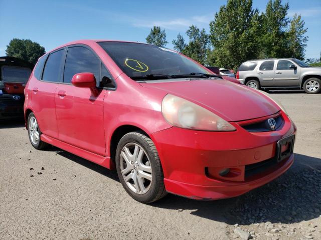 HONDA FIT S 2007 with VIN JHMGD38697S014540 - Photo from auction