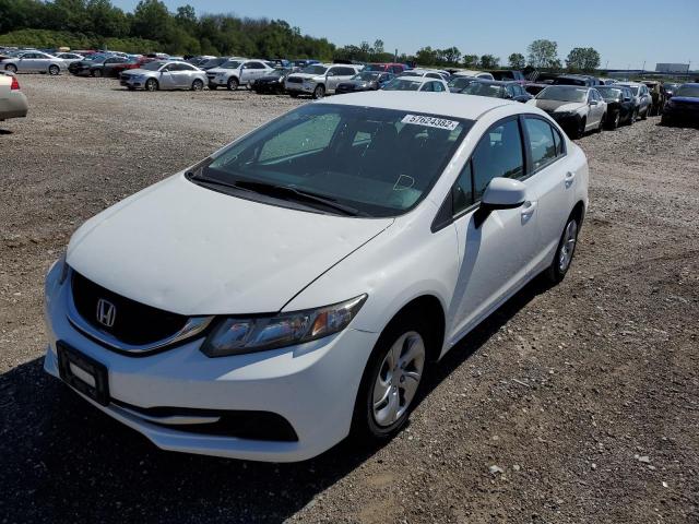 Photo 2 from auction – 2013 HONDA CIVIC LX with VIN 19XFB2F50DE069769