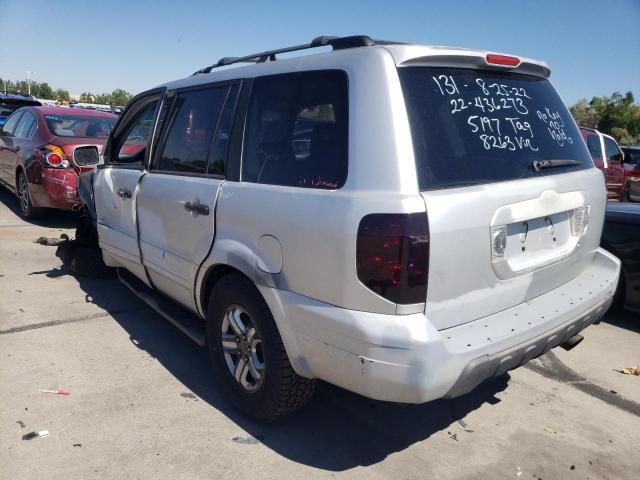 Photo 3 from auction – 2003 HONDA PILOT EXL with VIN 2HKYF18583H508263