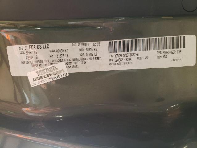 Photo 10 from auction – 2016 FIAT 500 EASY with VIN 3C3CFFKR9GT168778