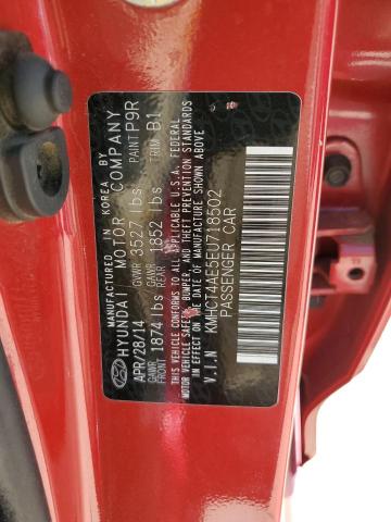 Photo 10 from auction – 2014 HYUNDAI ACCENT GLS with VIN KMHCT4AE5EU718502