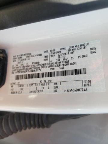 Photo 10 from auction – 2018 FORD F150 SUPER with VIN 1FTEW1EP2JKD82179