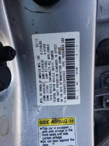 Photo 10 from auction – 2012 ACURA TL with VIN 19UUA8F27CA025502