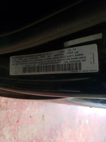 Photo 10 from auction – 2010 VOLKSWAGEN NEW BEETLE with VIN 3VWPG3AG5AM024457