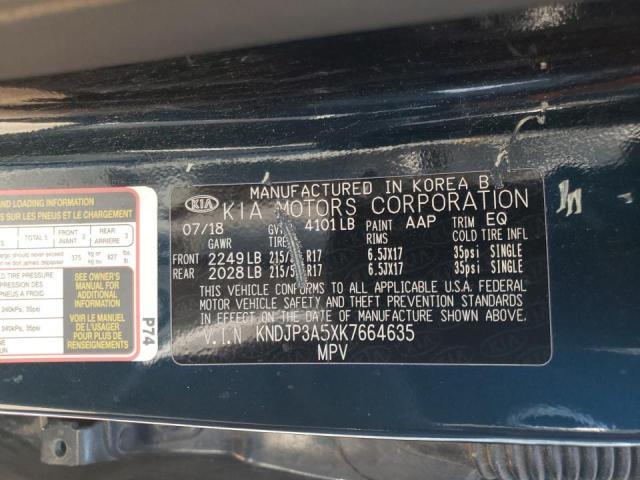 Photo 10 from auction – 2019 KIA SOUL + with VIN KNDJP3A5XK7664635