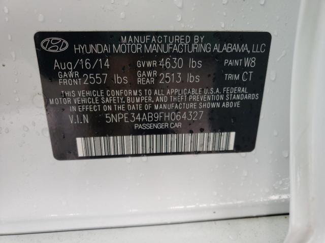 Photo 10 from auction – 2015 HYUNDAI SONATA SPO with VIN 5NPE34AB9FH064327