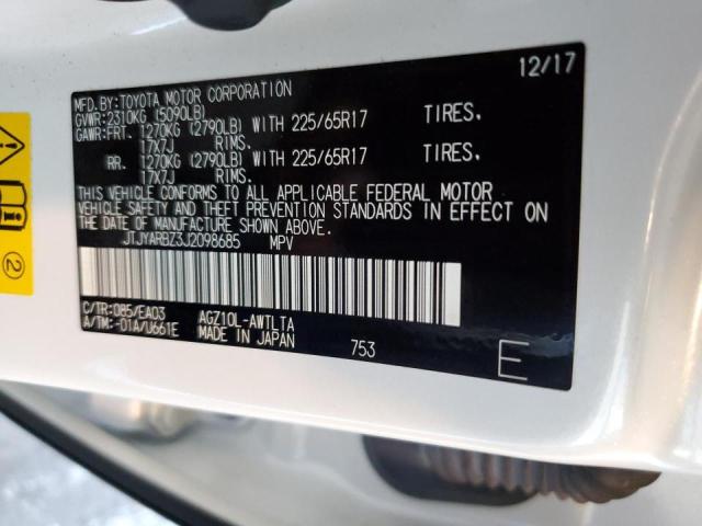 Photo 10 from auction – 2018 LEXUS NX 300 BAS with VIN JTJYARBZ3J2098685