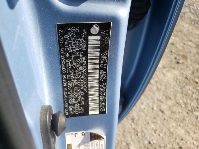 Photo 10 from auction – 2012 TOYOTA PRIUS PLUG with VIN JTDKN3DP2C3015475