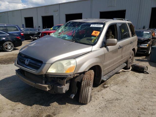 Photo 2 from auction – 2004 HONDA PILOT EXL with VIN 2HKYF18684H612018